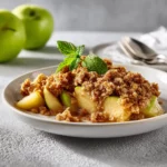 Apple Crisp with Granny Smith Apples and Cinnamon