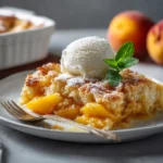 Classic Oven Baked Peach Cobbler Recipe – Easy Holiday Treat