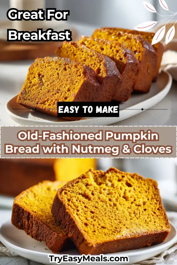Cream cheese swirl pumpkin bread with nutmeg and cloves sliced on a cooling rack