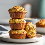 Healthy Oat Zucchini Bread Muffins
