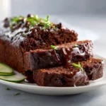 Moist Chocolate Zucchini Bread with Greek Yogurt