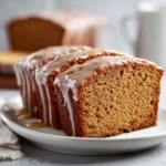 Moist Pumpkin Bread with Maple Glaze