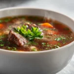Nutrient Dense Beef Broth Soup – Healing and Flavorful