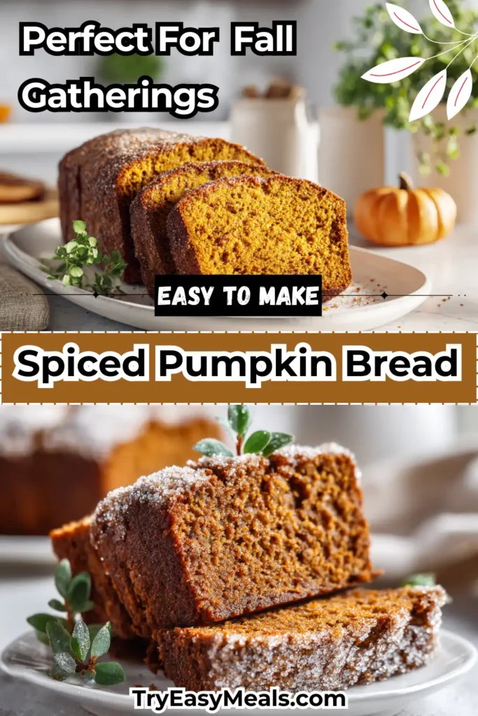 Pumpkin bread slices with chocolate chips on a modern white plate