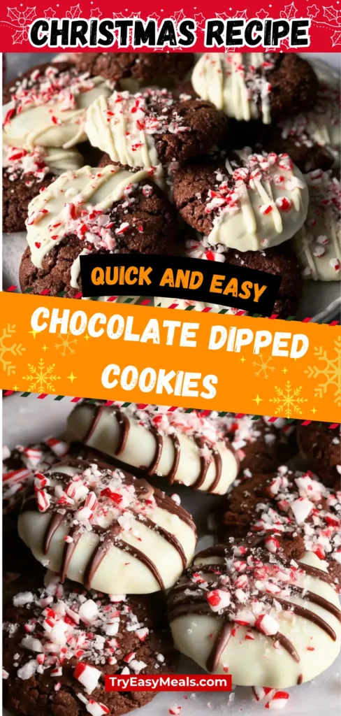 Rich crisp and dipped in chocolate — these cookies add a classy twist to your Holiday Treats table. A must try from your Christmas Baking Ideas list