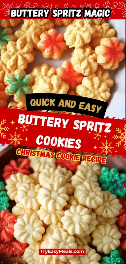 Whip up these buttery spritz cookies for your Christmas cookie swap Simple classic and made for holiday baking fun