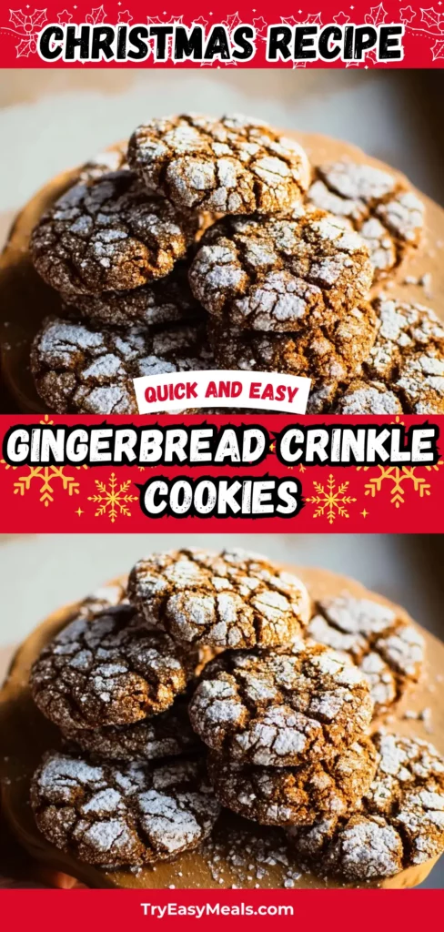 11 1. Gingerbread crinkle cookies coated with sugar for christmas cookies recipes 1