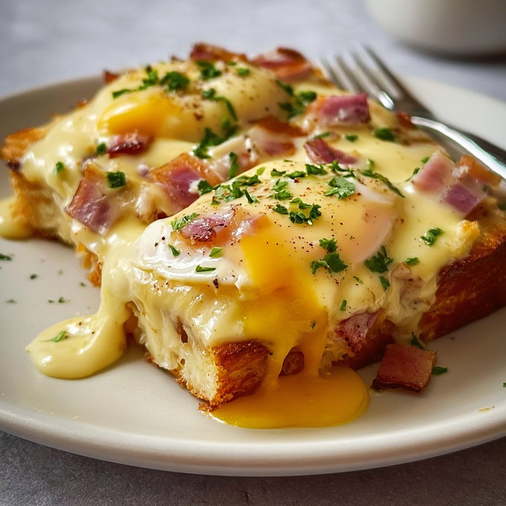 Overnight Eggs Benedict Casserole