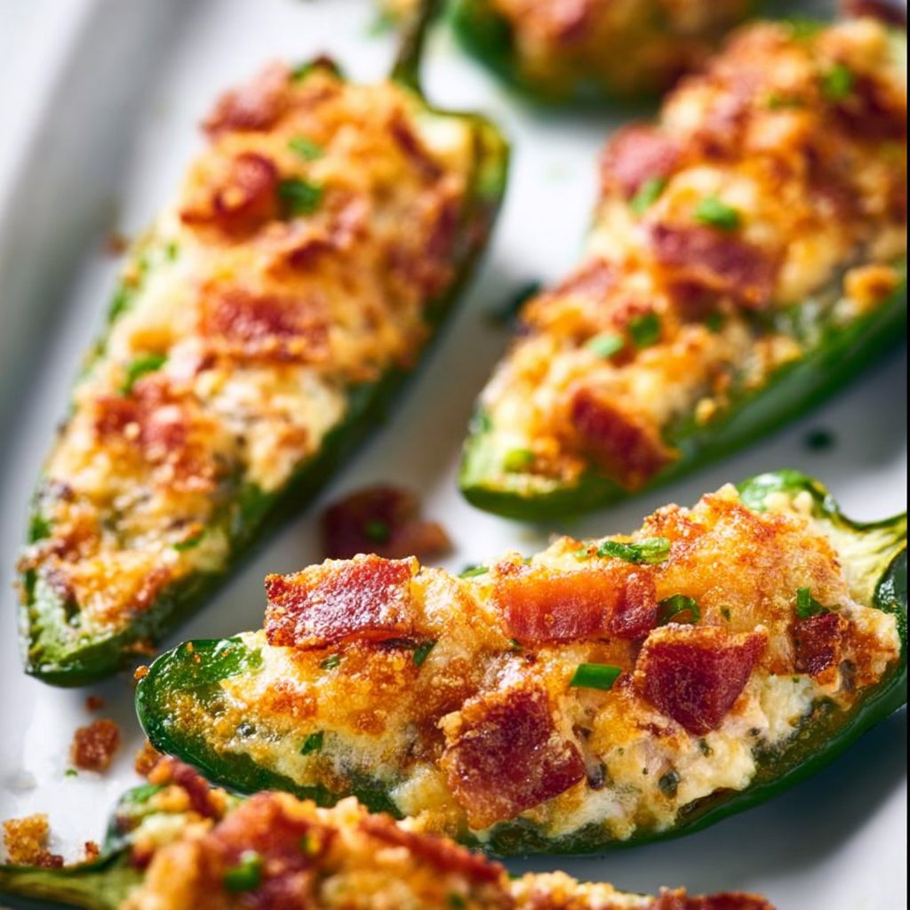 Baked Jalapeno Poppers