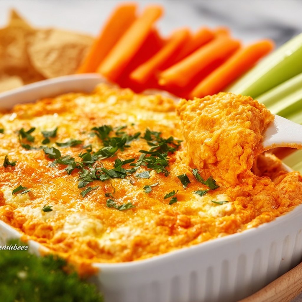 Easy Buffalo Chicken Dip