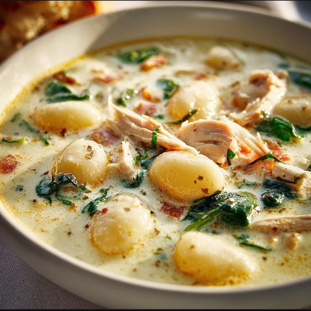 Olive Garden Chicken Gnocchi Soup