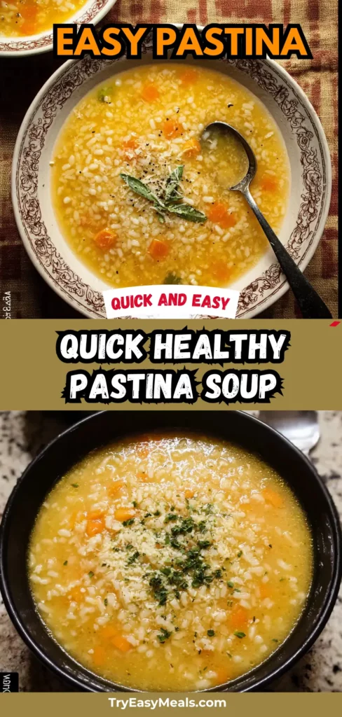 8 12 Quick Healthy Pastina Soup