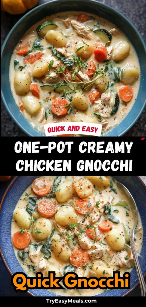 8 6 One Pot Creamy Chicken Gnocchi