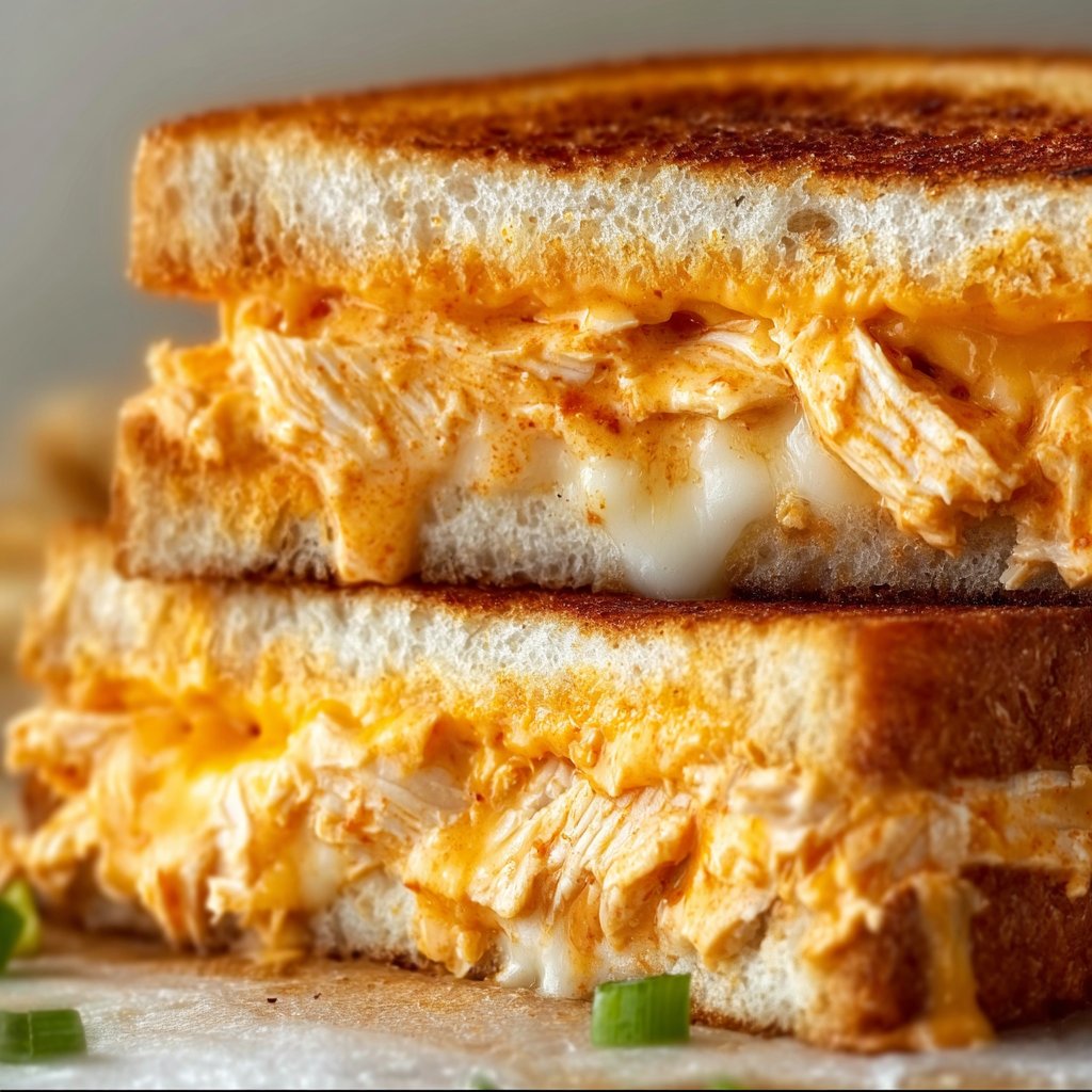 Buffalo Chicken Grilled Cheese
