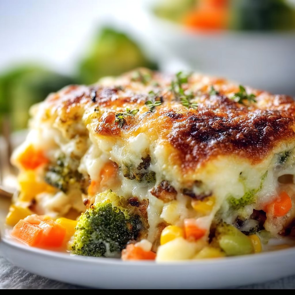Cheesy Vegetable Casserole