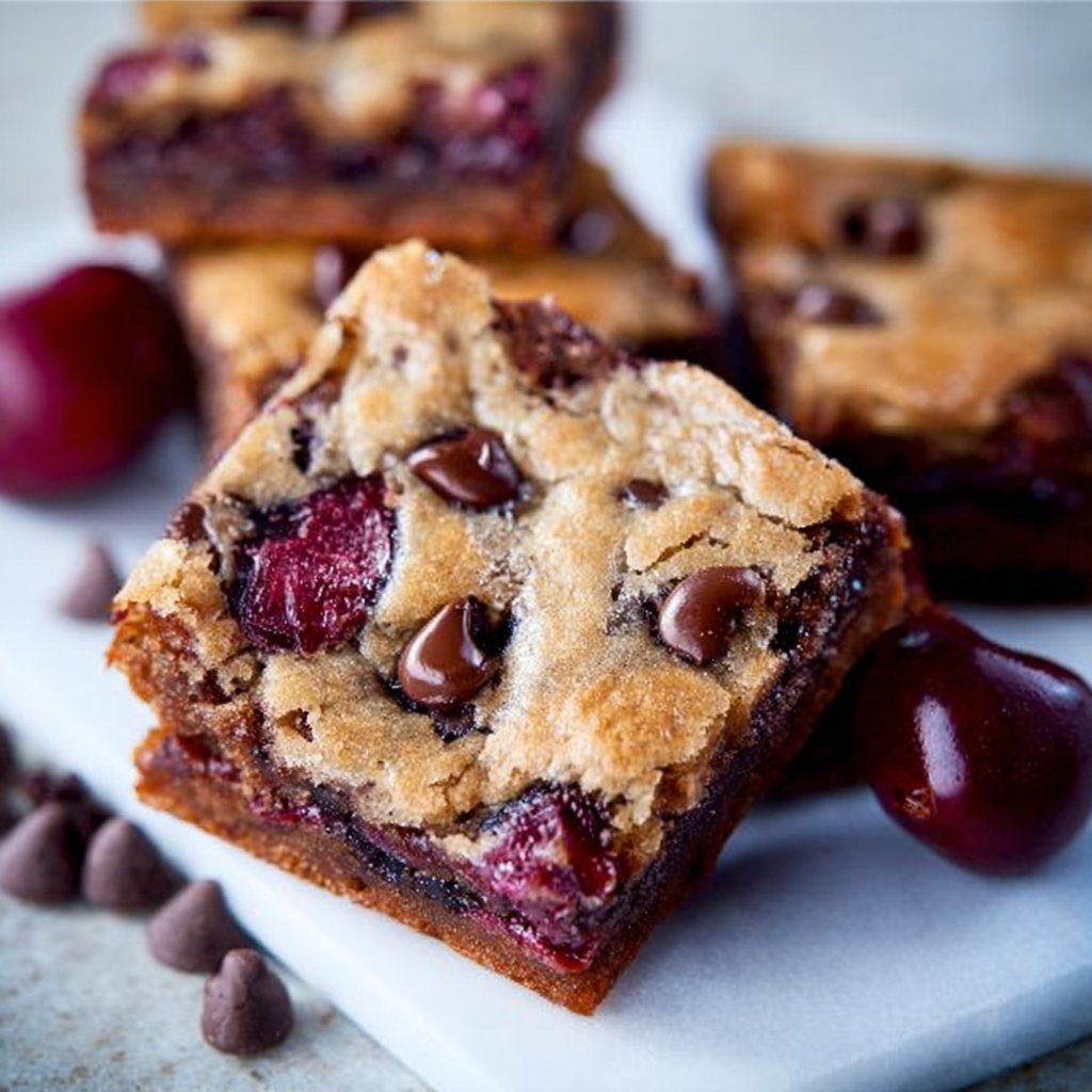 Chocolate Chip Cherry Bars