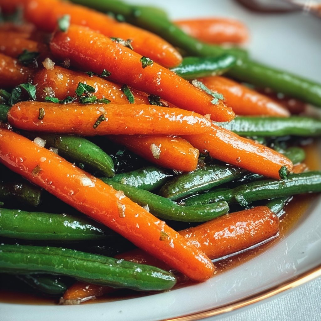 Honey Glazed Carrots & Green Beans