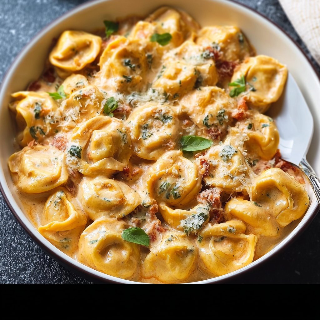CrockPot Chicken Tortellini