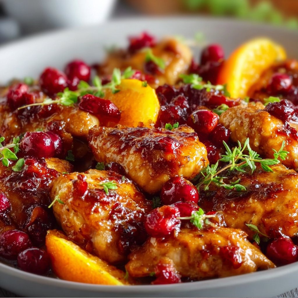 Cranberry Orange Chicken