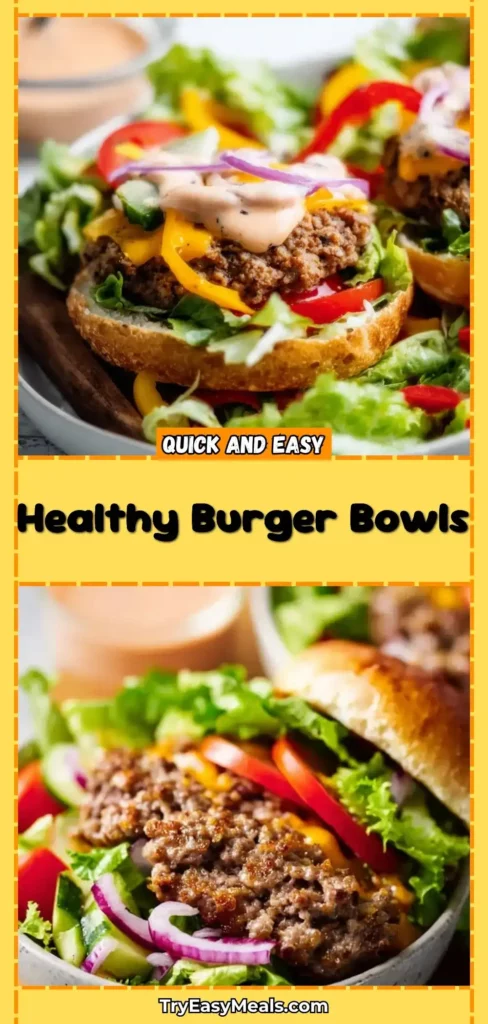 Healthy Cheeseburger Bowls Easy Meal Prep Burger Bowl Recipes for Wellness