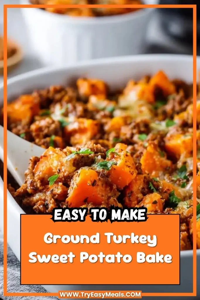 Healthy Ground Turkey Sweet Potato Bake Easy Meal Prep Dinner Ideas