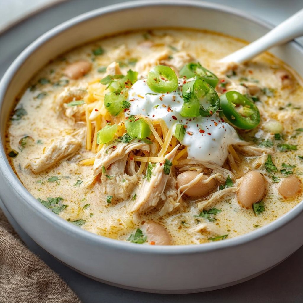 Creamy White Chicken Chili