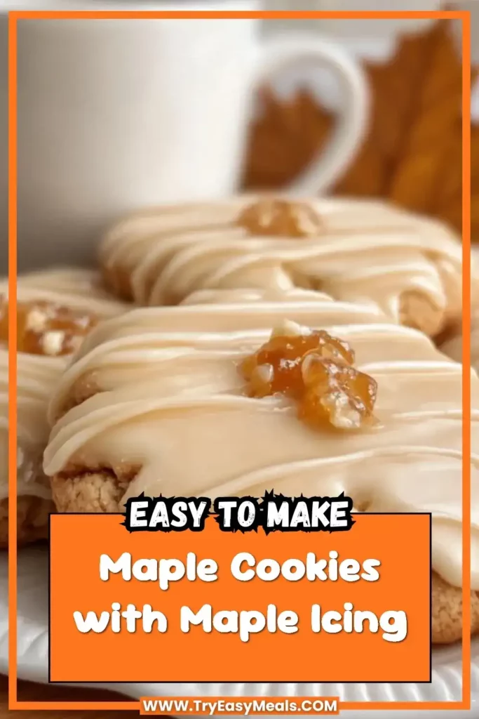 Incredible Chewy Maple Cookies with Maple Icing Easy Recipe for Frosted Delight