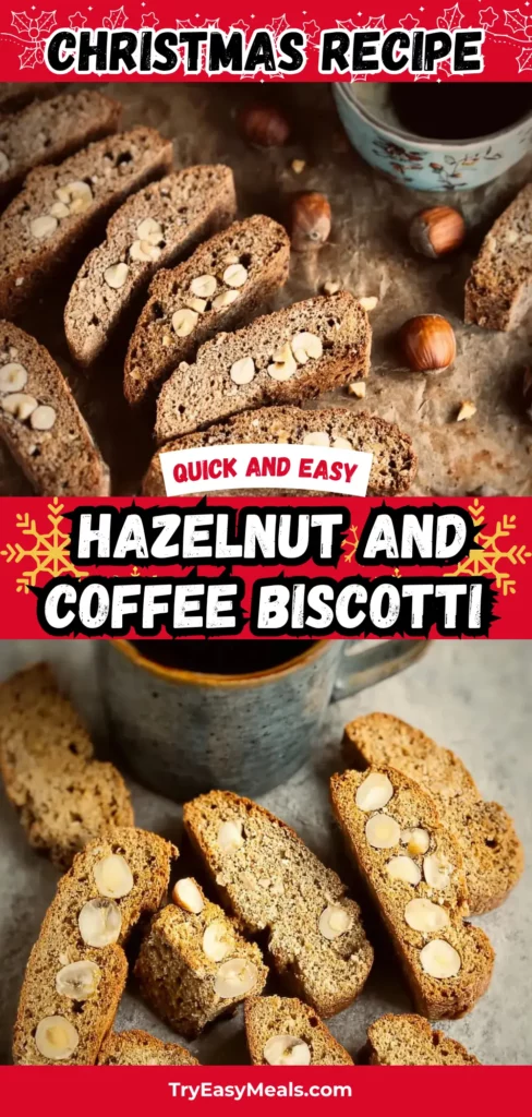 Italian biscotti for christmas baking and cozy coffee moments