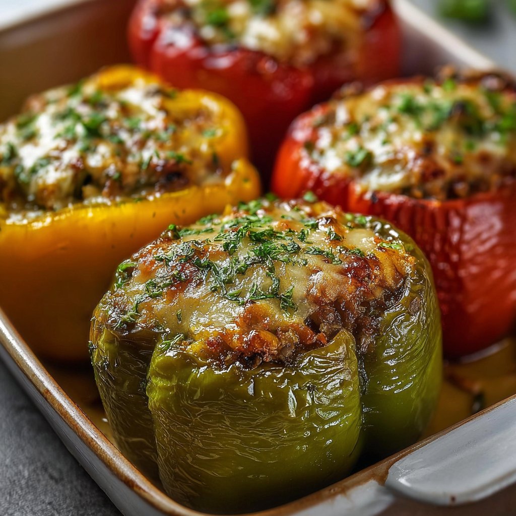 Vegetarian Stuffed Bell Peppers