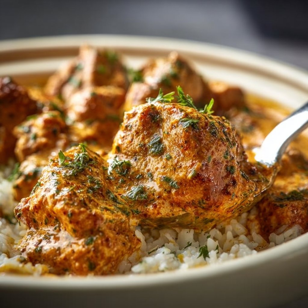 Crockpot Cajun Butter Chicken