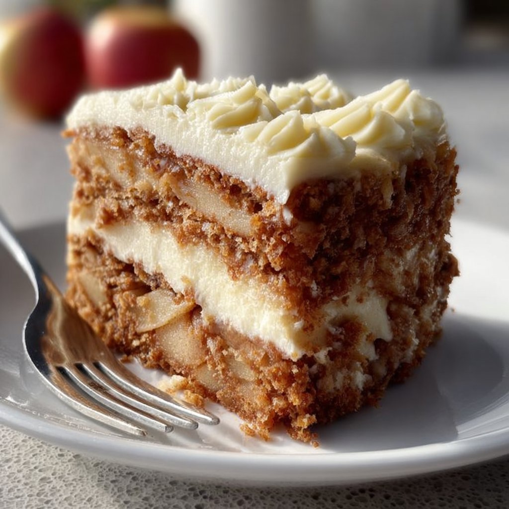 Irresistible Fresh Apple Cake with Dreamy Cream Cheese Frosting