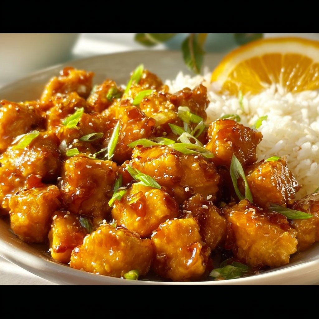 Vegan Orange Chicken (Tofu)