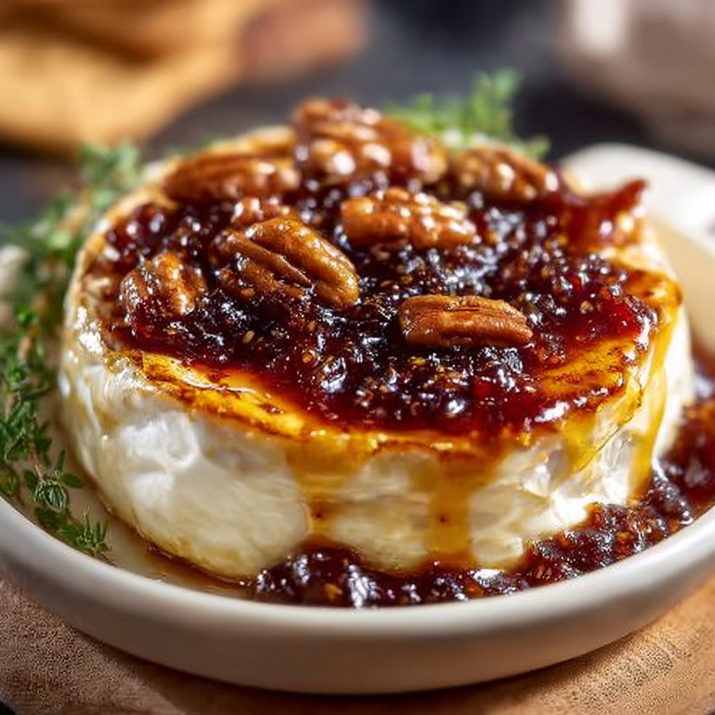 Baked Brie with Fig Jam