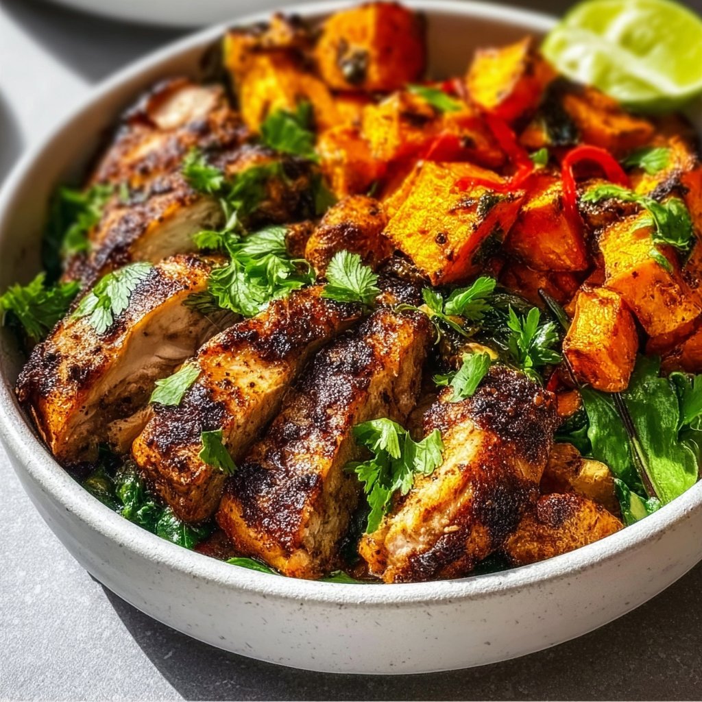 Cajun Chicken & Sweet Potato Bowls: An Amazing Ultimate Recipe 1 Cajun Chicken & Sweet Potato Bowls: An Amazing Ultimate Recipe