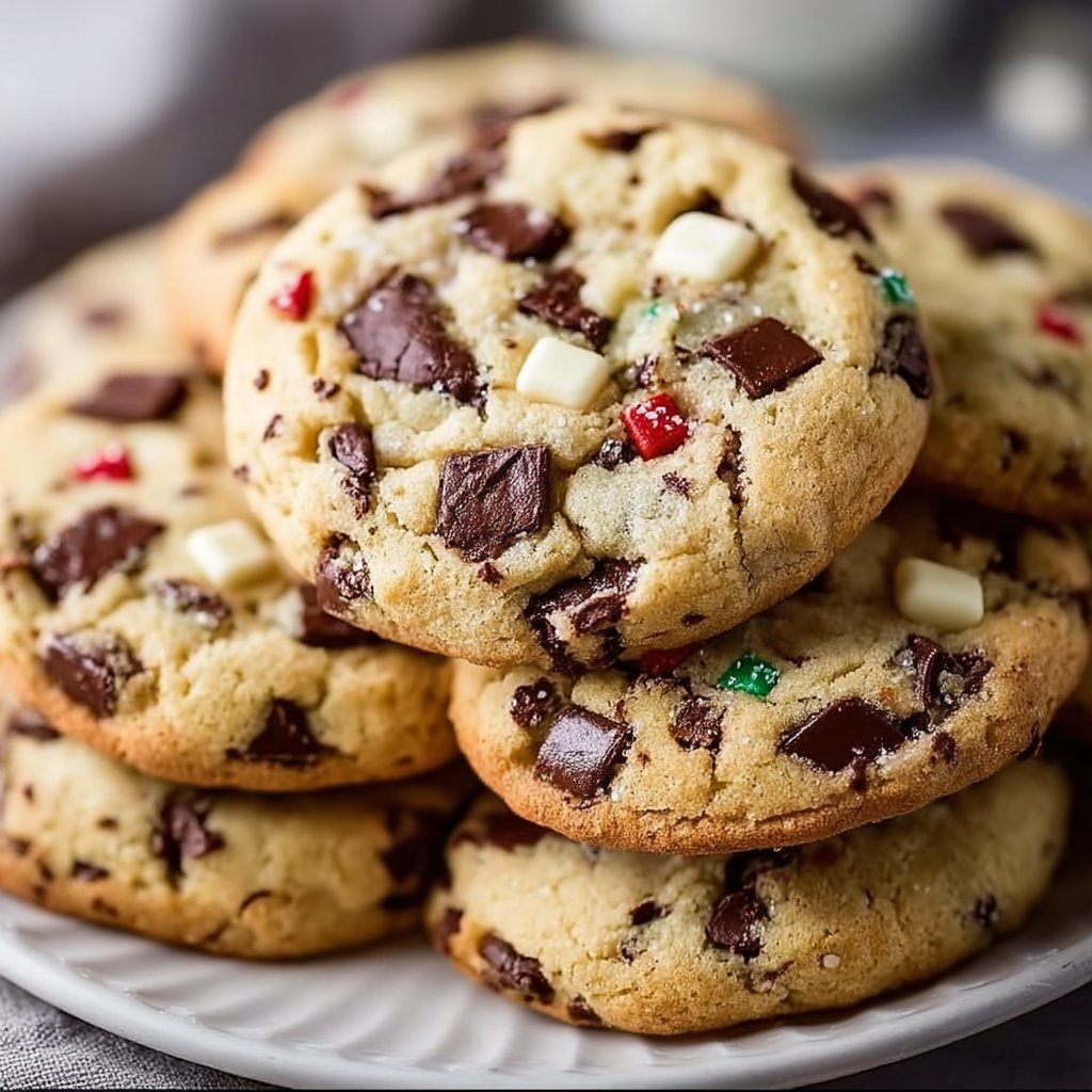 Winter Wonderland Chocolate Chip Cookies