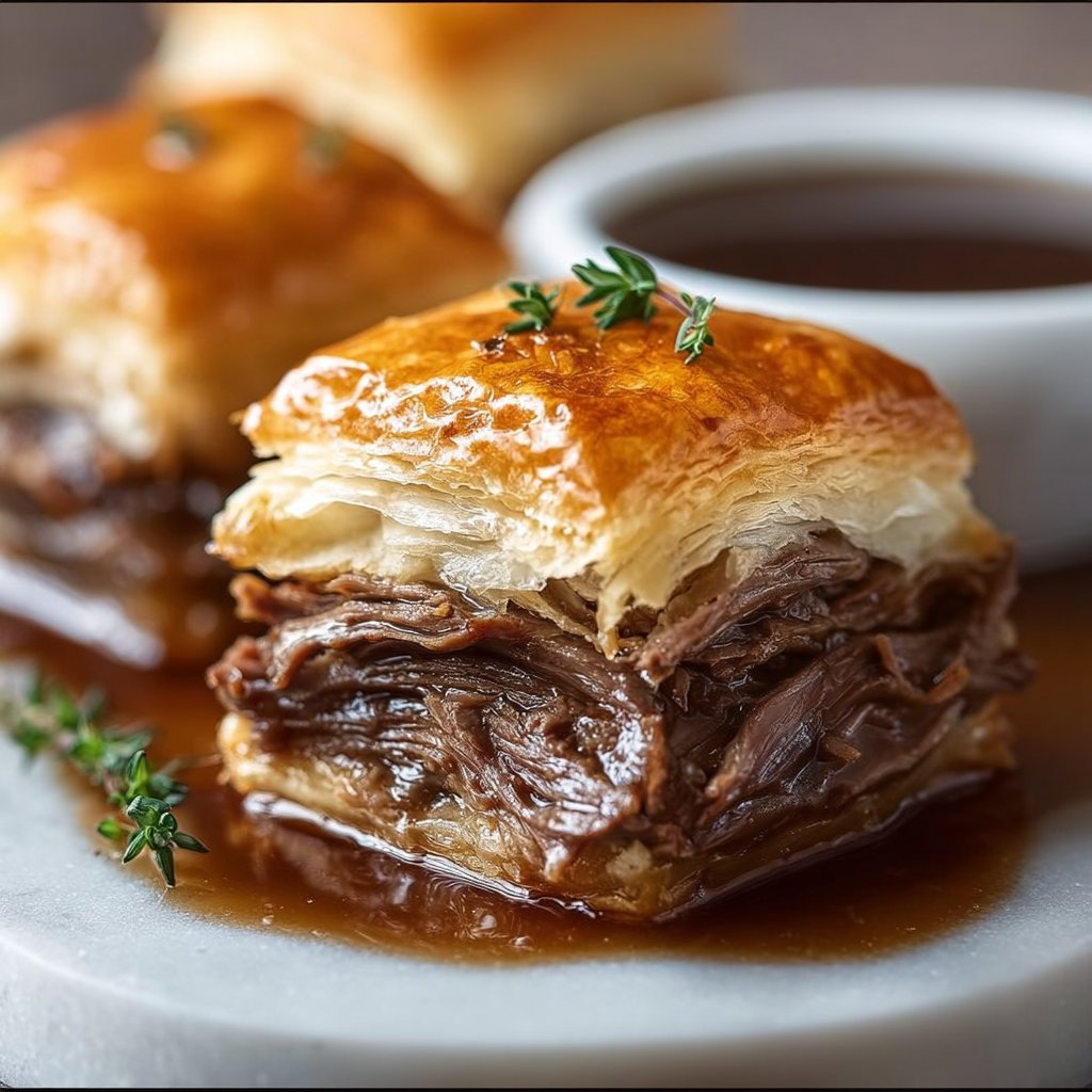 French Dip Squares
