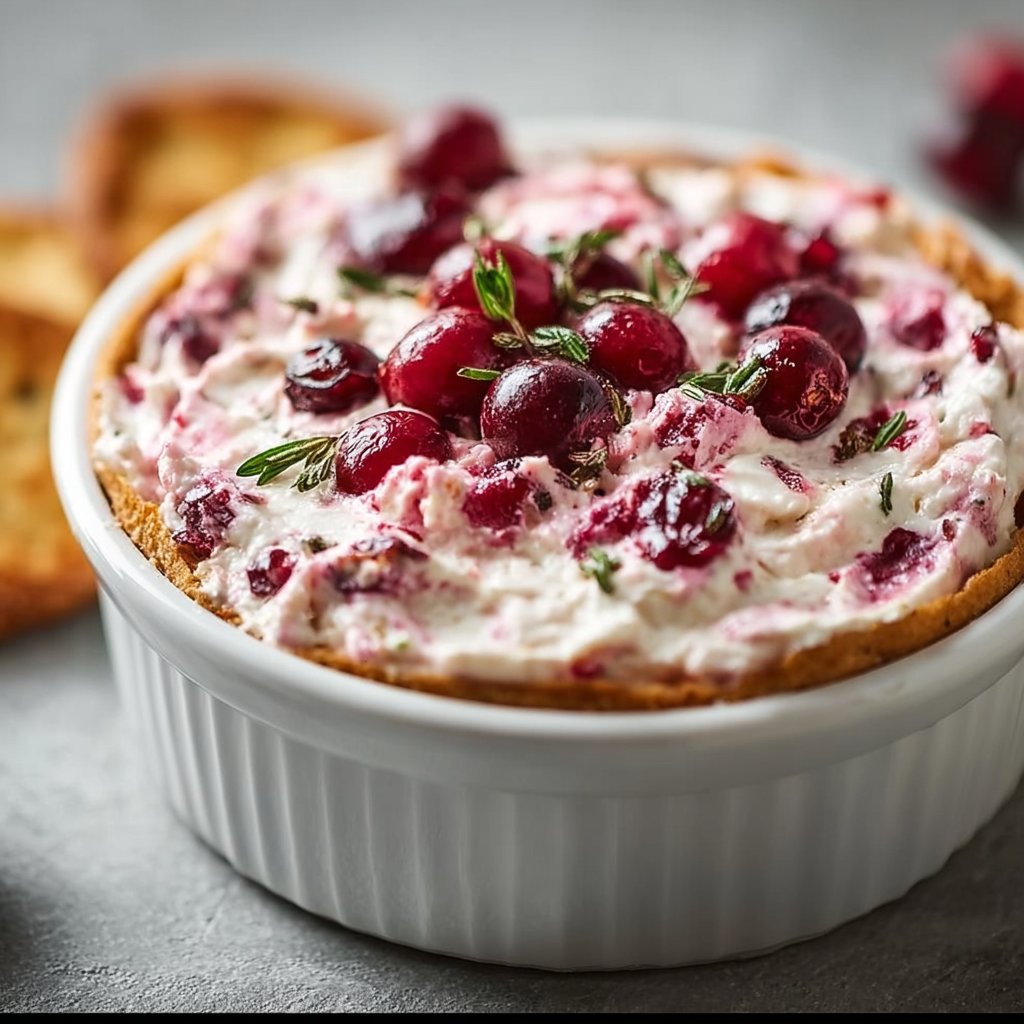 Baked Cranberry Cream Cheese Dip