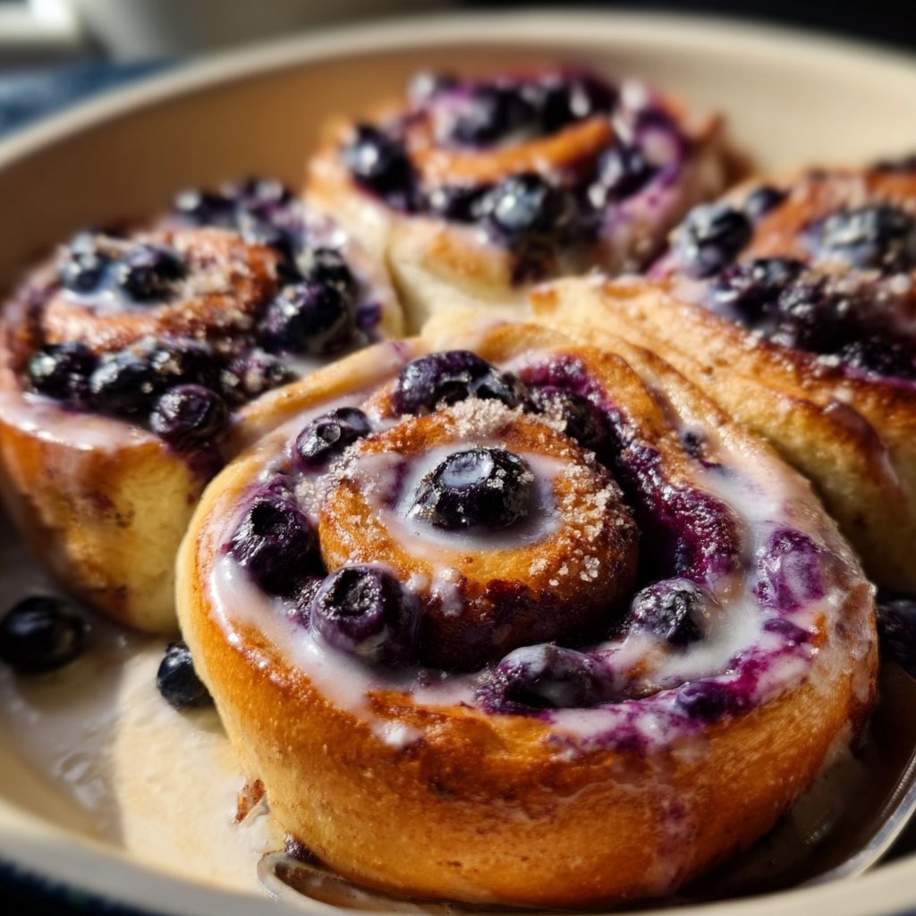 Blueberry Cinnamon Rolls
