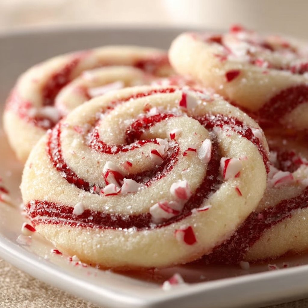 Peppermint Swirl Cookies