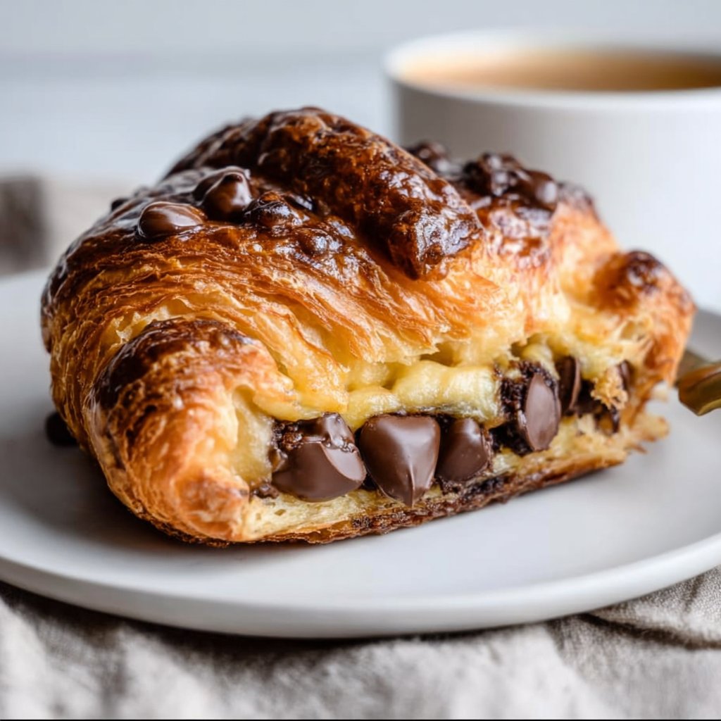 Chocolate Croissant Breakfast Bake