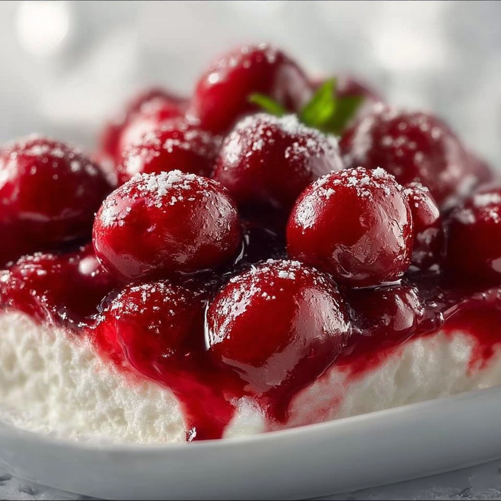 Cherries in the Snow Dessert Recipe