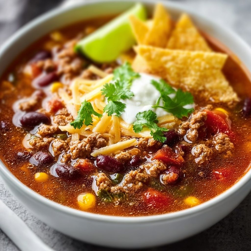 Easy Taco Soup Recipe