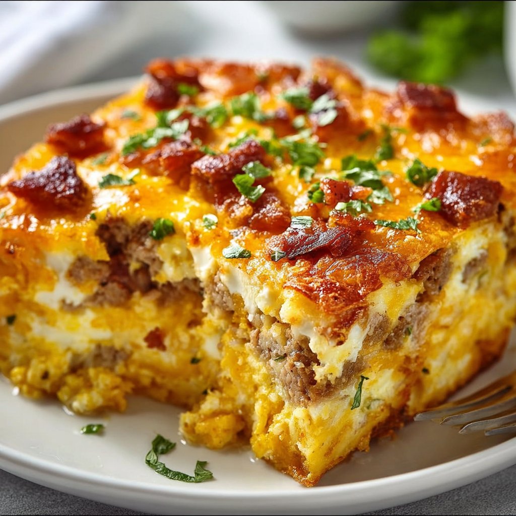 The Ultimate Overnight Breakfast Casserole