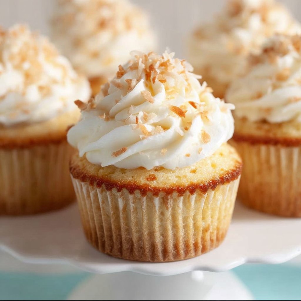 Coconut Cream Pie Cupcakes