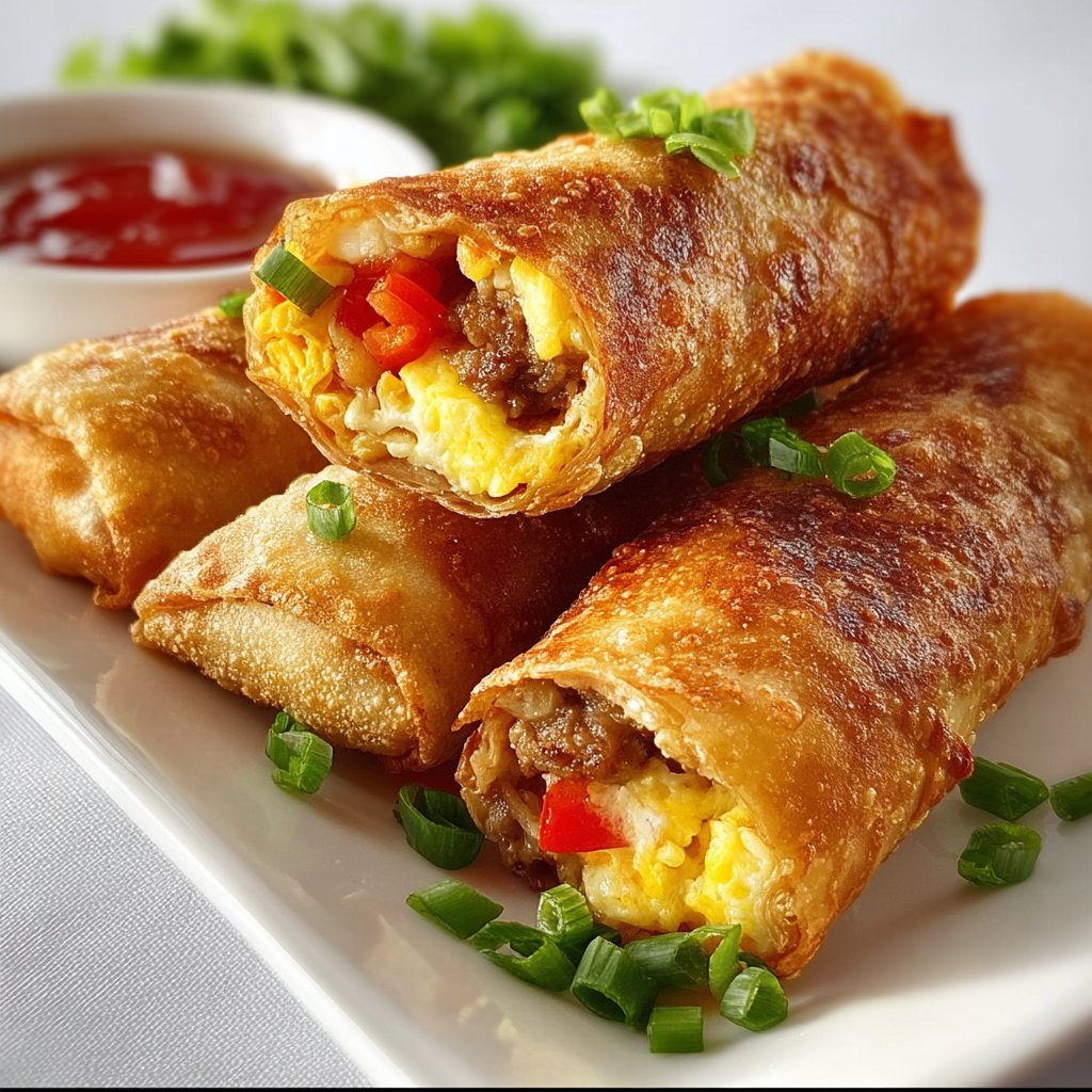 Breakfast Egg Rolls