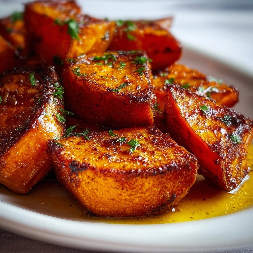Roasted Sweet Potatoes with Cinnamon & Honey 1 Roasted Sweet Potatoes with Cinnamon & Honey