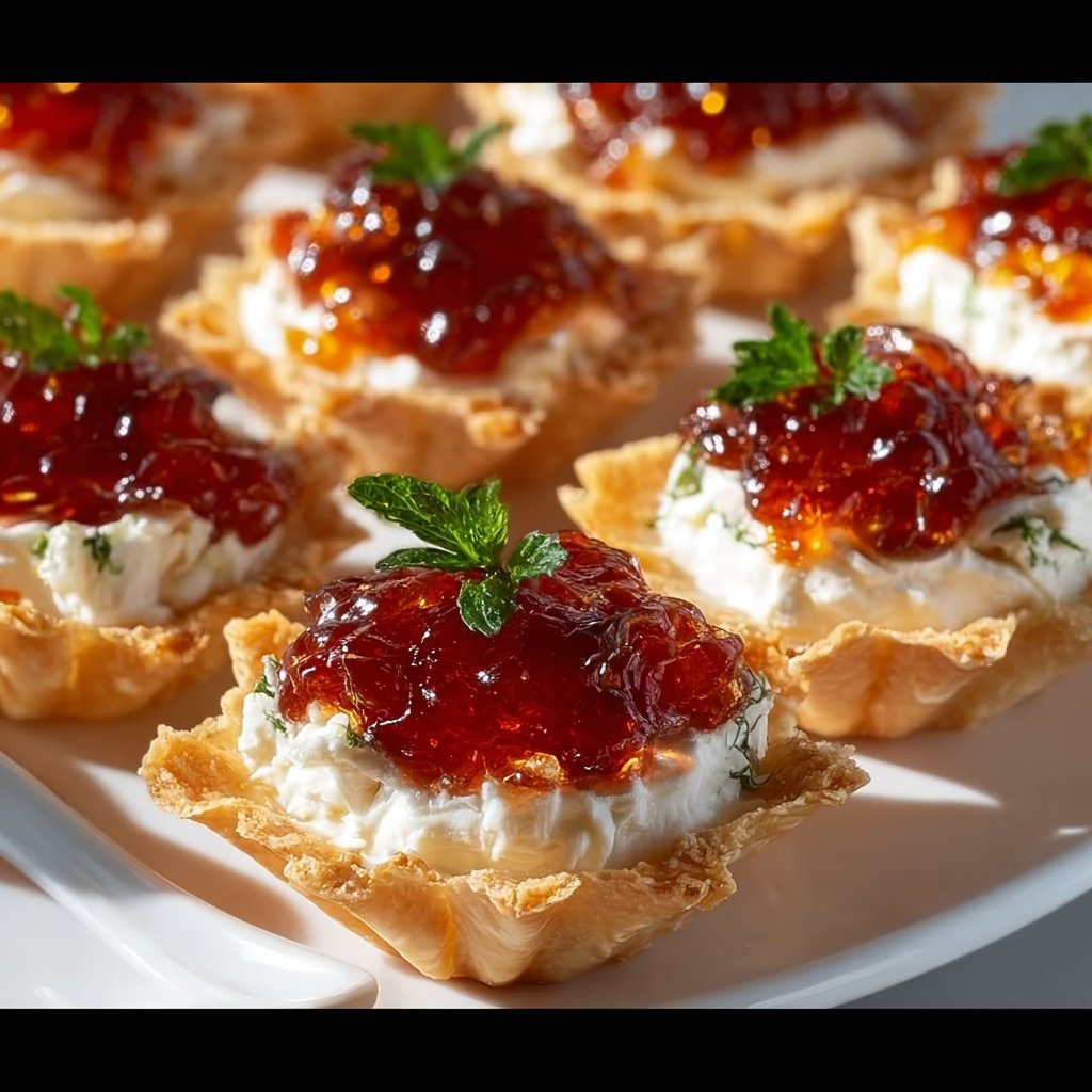 Quick Pepper Jelly Cream Cheese Appetizer Dip and Bites 1 Quick Pepper Jelly Cream Cheese Appetizer Dip and Bites