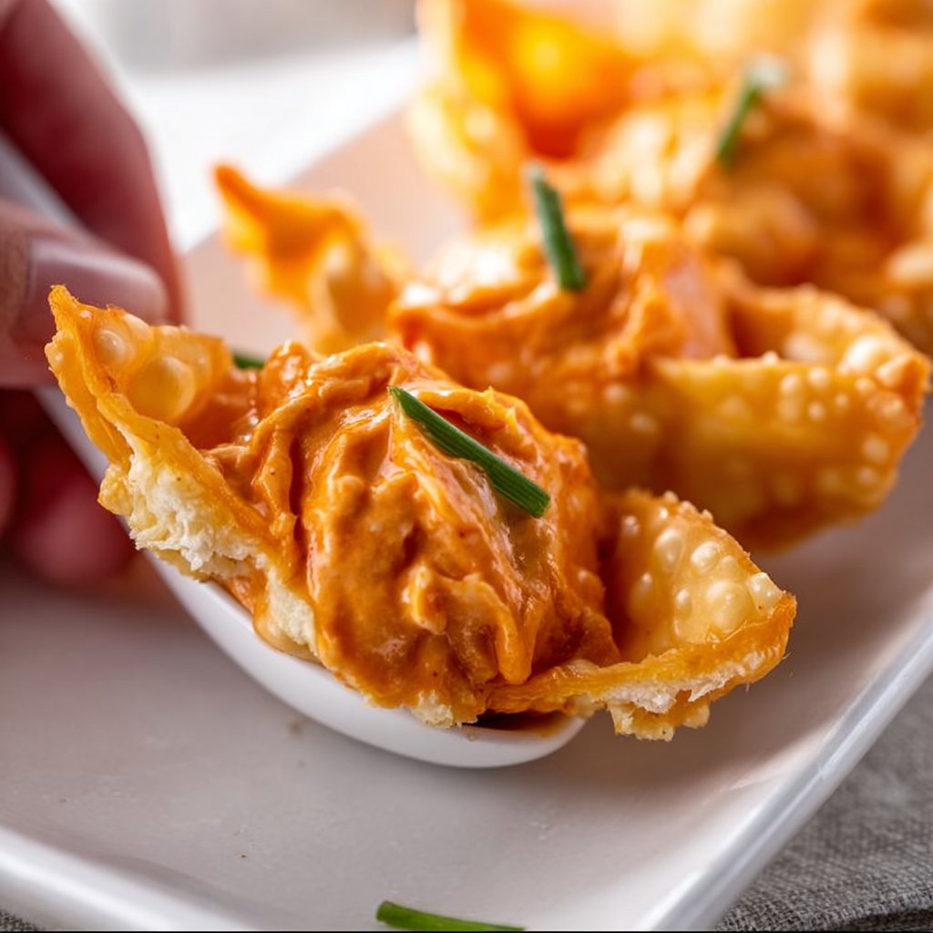 Buffalo Chicken Rangoons