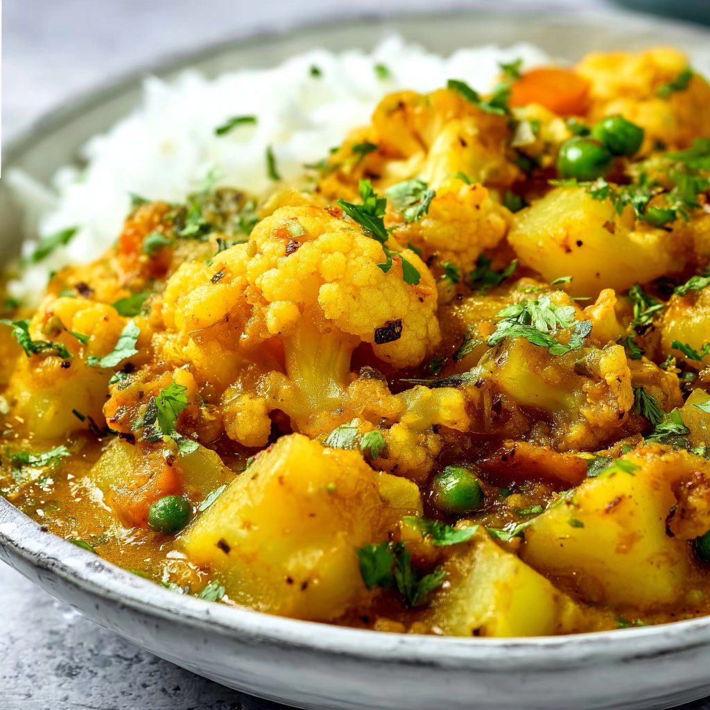 Cauliflower Potato Curry 1 Cauliflower Potato Curry