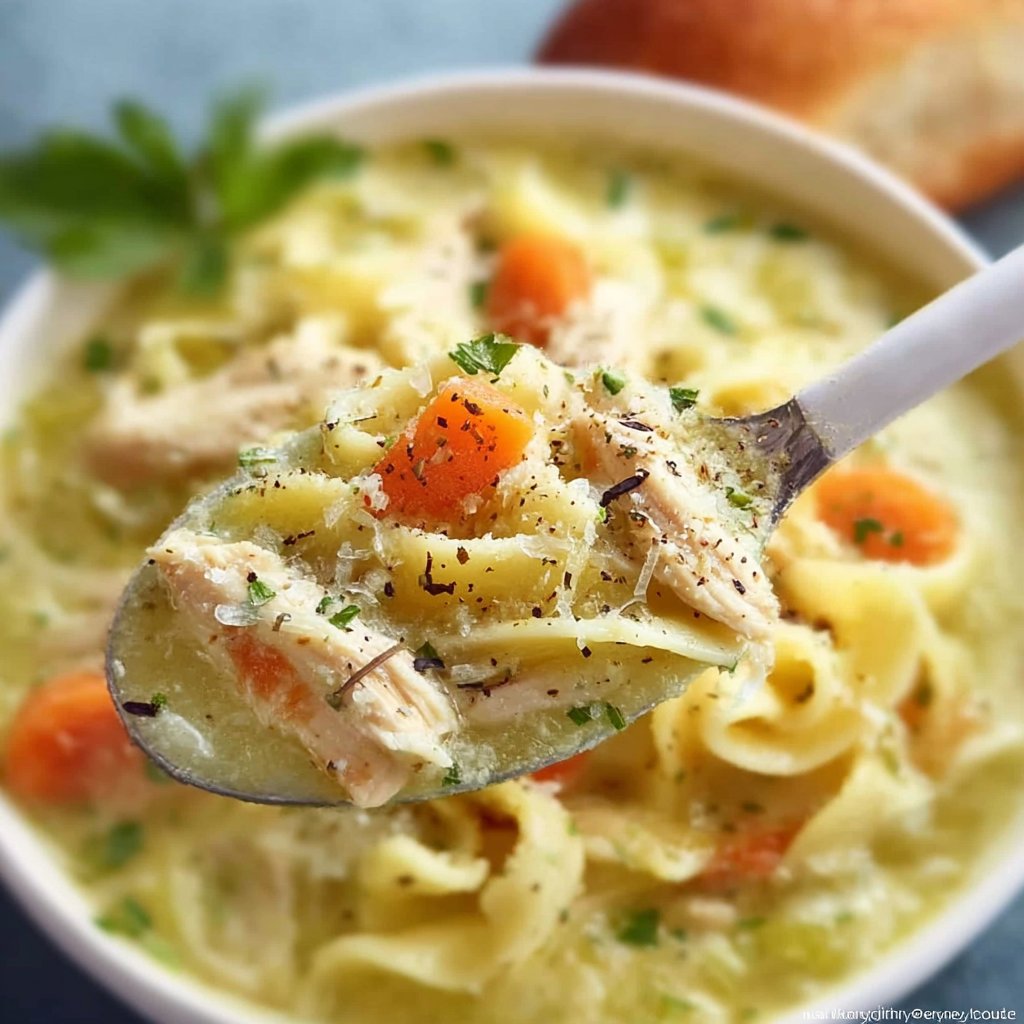 Creamy Chicken Noodle Soup